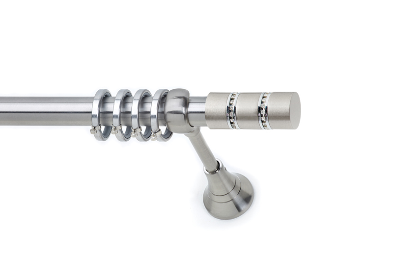 Anartisi Κουρτινόξυλο Φ25 Νίκελ Σατινέ S18